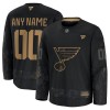 Maillot de Hockey St. Louis Blues Personnaliser Fanatics Military Appreciation Practice 2024-25 Noir - Homme